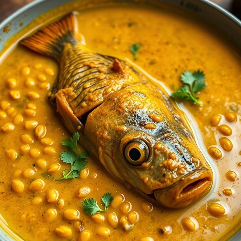 Masoor Dal with Fish Head by Bhabi Khaleda's Bawarchi