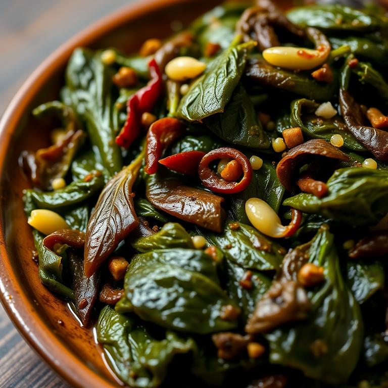 Shak Bhaji (Leafy Greens) by Bhabi Khaleda's Bawarchi