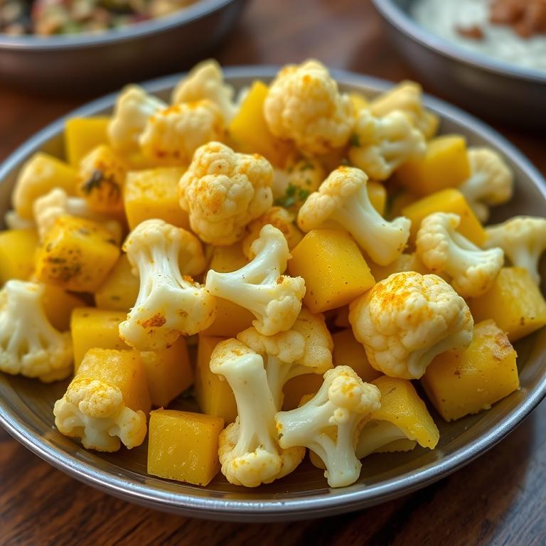 Phulkopi Bhaji (Cauliflower) by Bhabi Rashida's Hotel