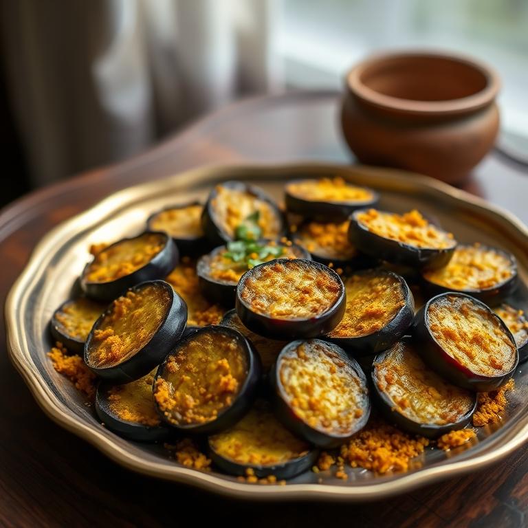 Begun Bhaji (Eggplant Fry)