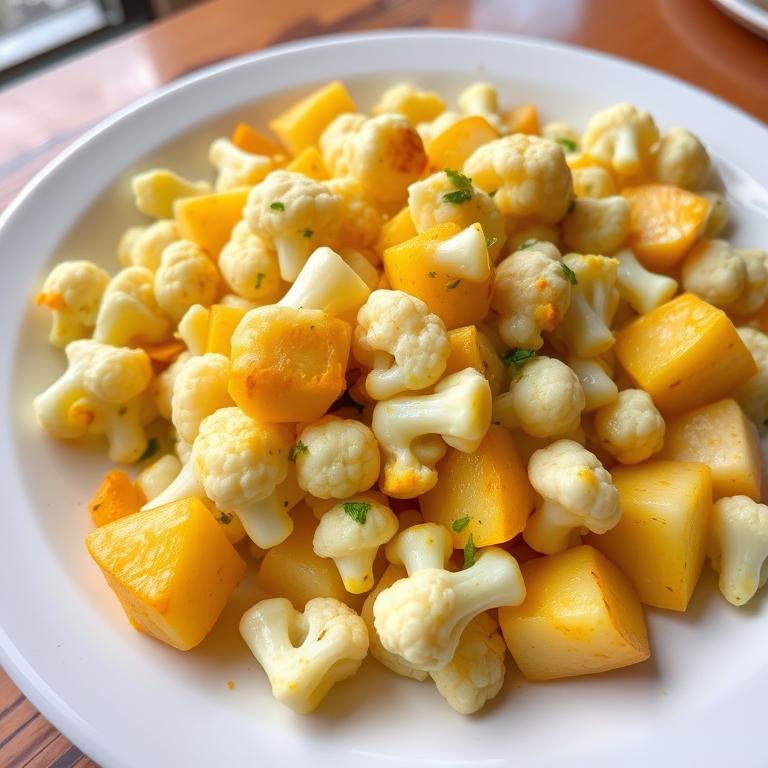 Phulkopi Bhaji (Cauliflower) by Kamrunnahar's Rangpur Bhog