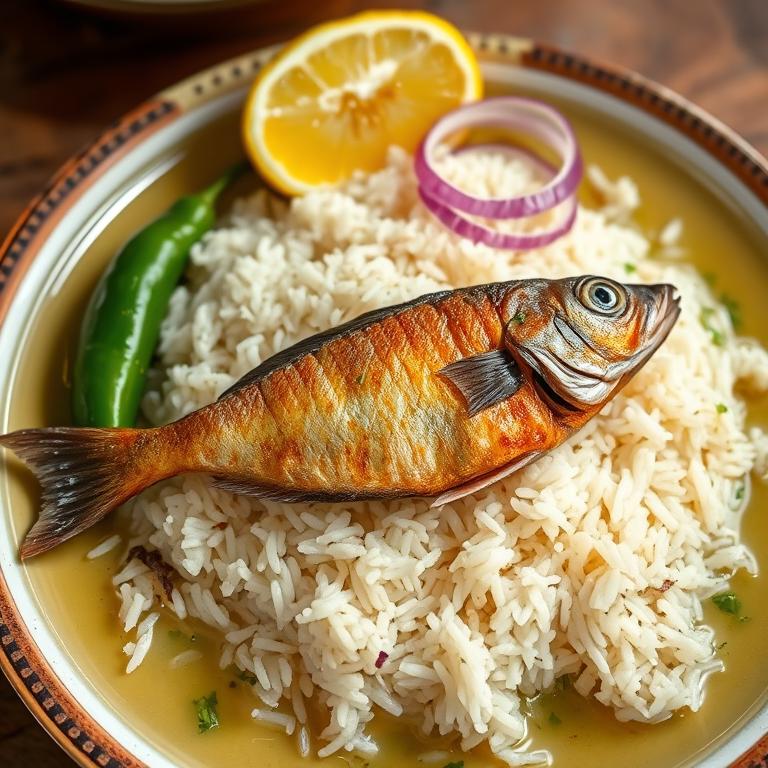 Panta Ilish (Fermented Rice with Hilsa)