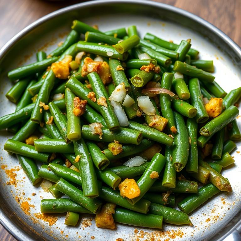 Borboti Bhaji (Long Bean) by Morjina's Noakhali Ghor