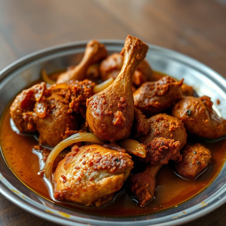 Murgi Bhuna (Chicken Bhuna) by Nusrat's Home Food