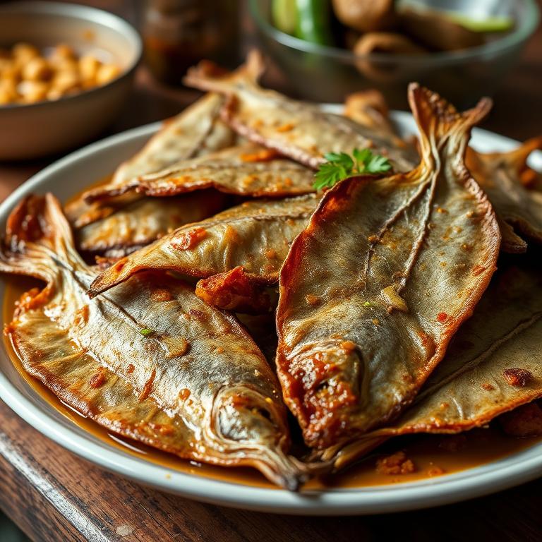 Rupchada Shutki (Dried Pomfret) by Parul's Samudrik Ranna