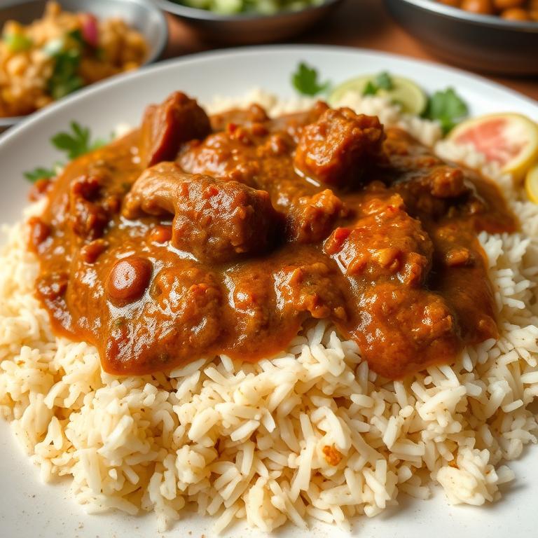 Wedding Polau with Mutton Korma by Parul's Samudrik Ranna