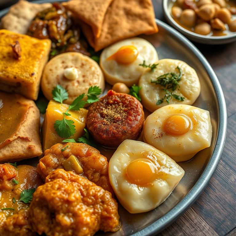 Nabanno Pitha Platter