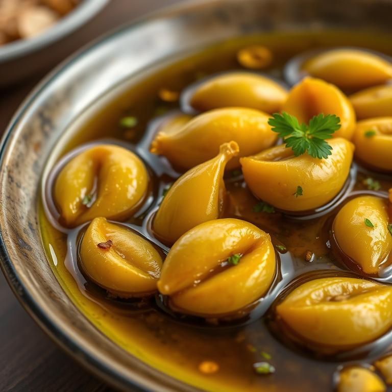 Rosun Achar (Garlic Pickle) by Rokeya's Nawabi Dastarkhwan