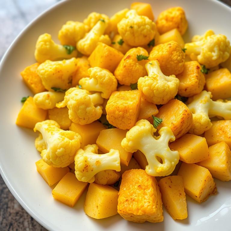 Phulkopi Bhaji (Cauliflower) by Rumi's Ranna Ghor