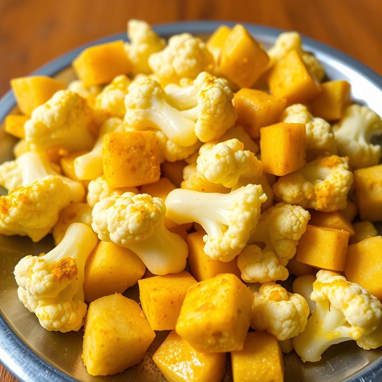 Phulkopi Bhaji (Cauliflower) by Sufia's Mishti Ahar