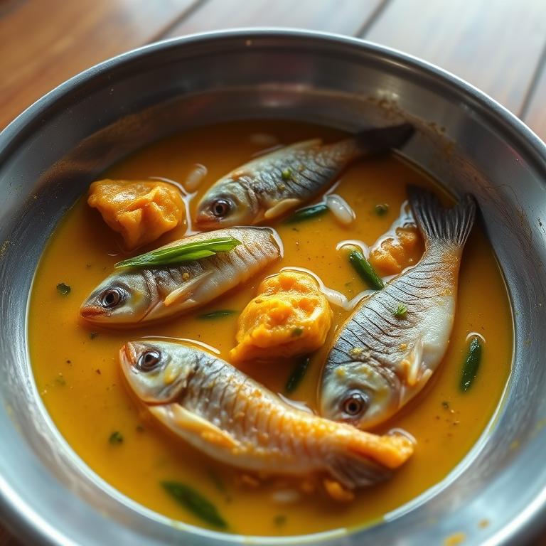 Rui Mach Bhaji (Rohu Curry)
