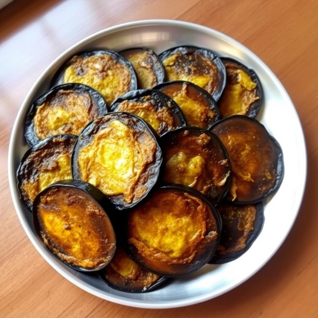 Begun Bhaji (Eggplant Fry)