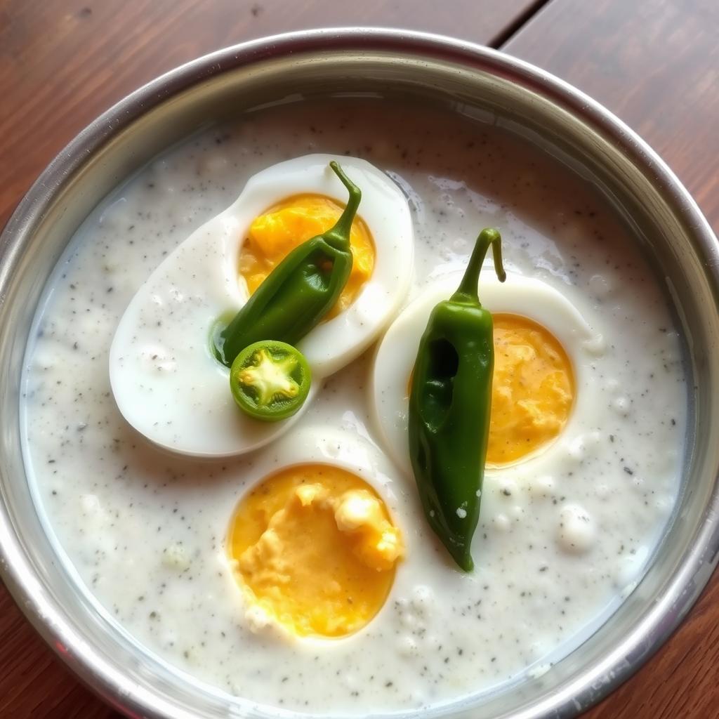 Dim Posto (Egg in Poppy Paste)