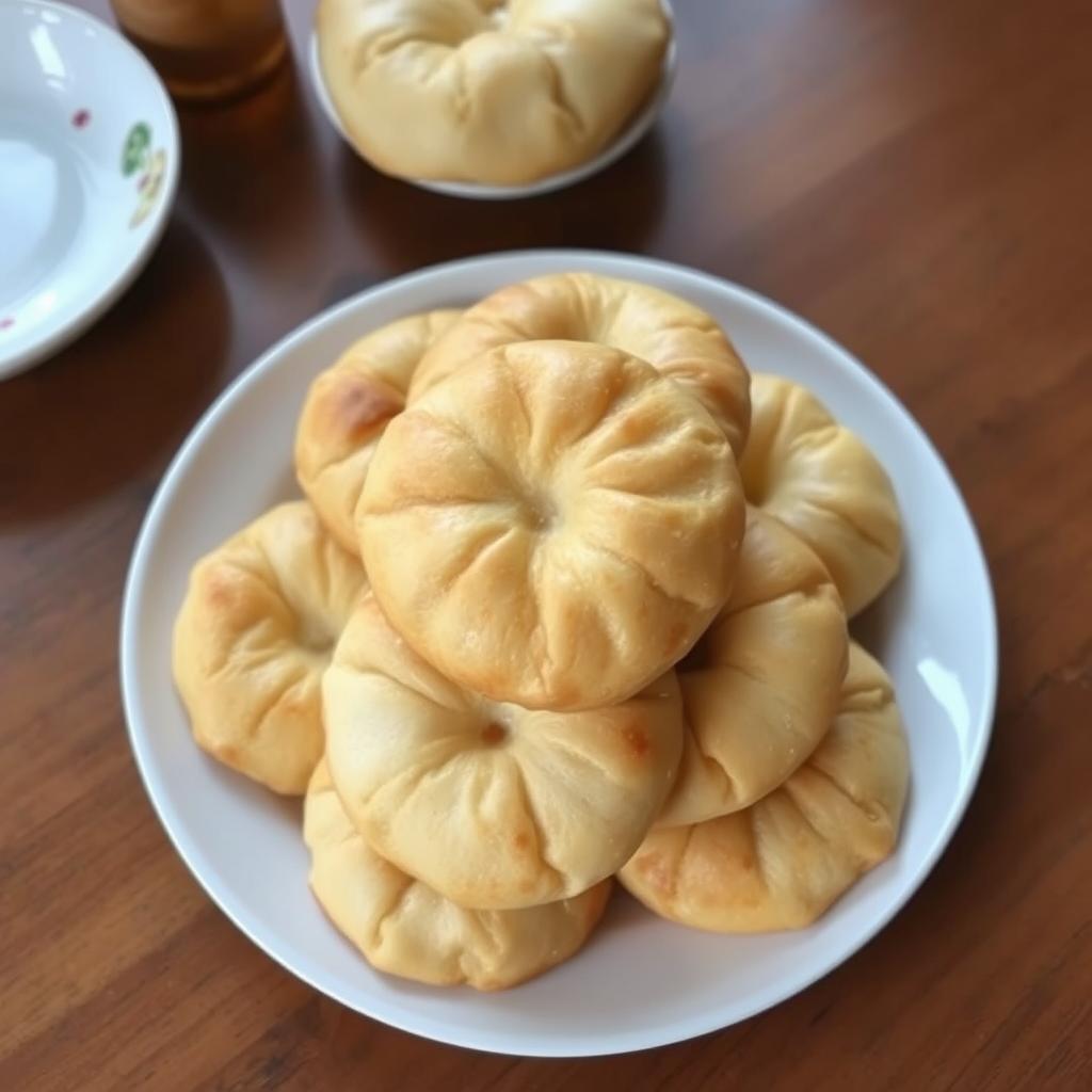 Luchi (Puffed Fried Bread)